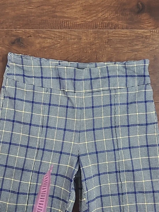 Jules & Leopold Black, Blue and Yellow Plaid Trousers Size Large - Picture 4 of 6